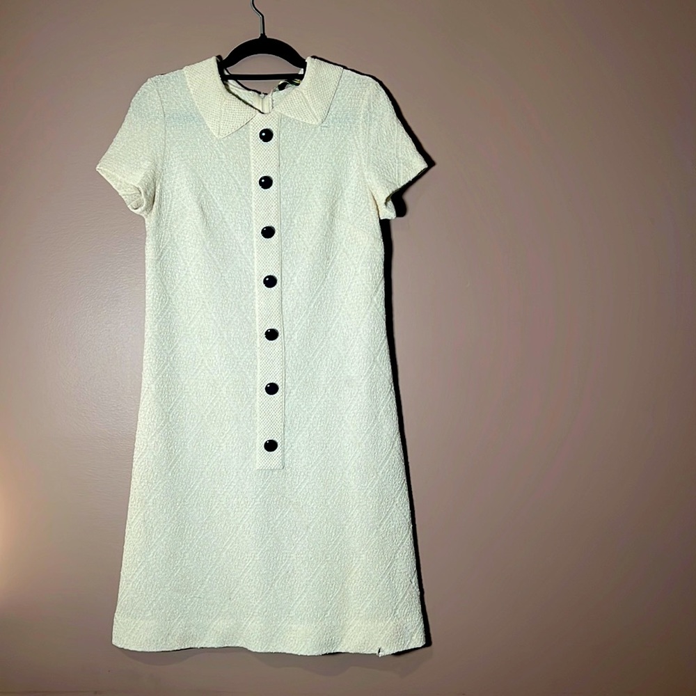1960’s semi tent dress with Peter Pan collar